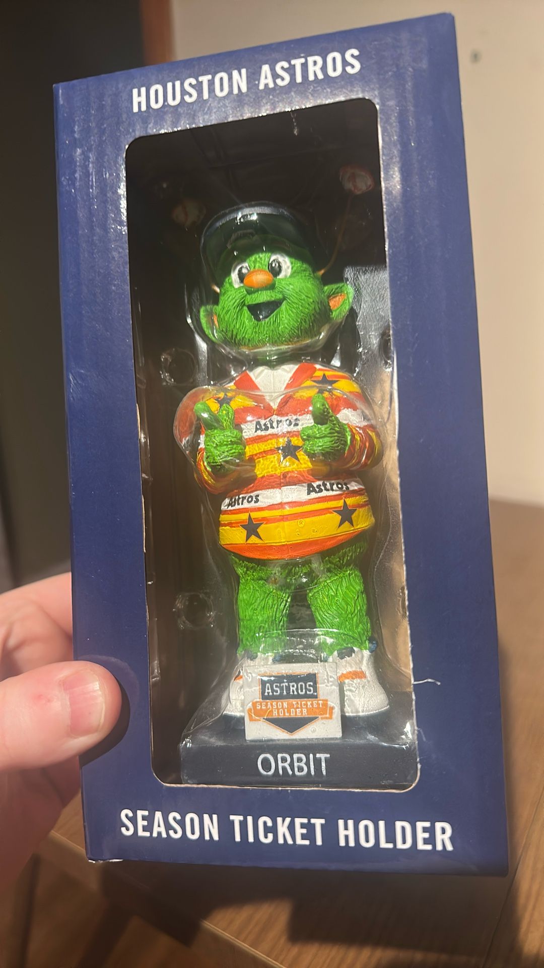 Houston Astros Orbit Season Ticket Holder Exclusive Bobblehead