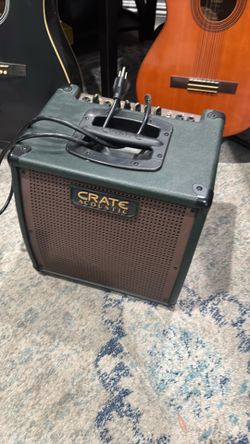Crate Acoustic Guitar Amp – Works Great – Includes Power Cord.