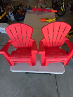 Little Tikes Red Kids Double Adirondack Chair