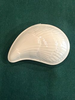 Genuine Lenox Seashell lidded dish.