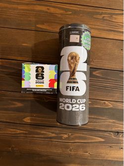 World Cup 2026 panini tin with sticker album and 50 packs