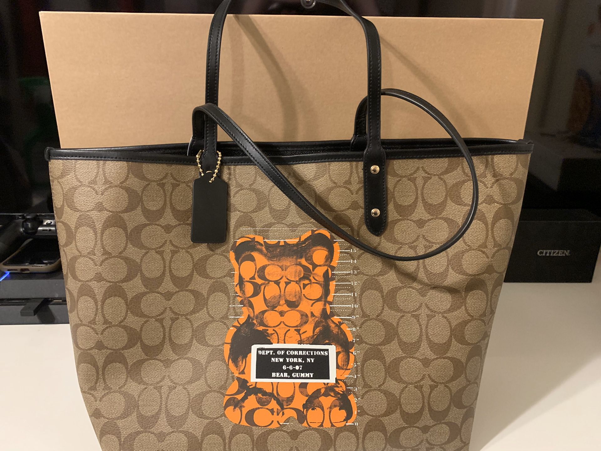 Coach Whisbe Gummy Bear Tote