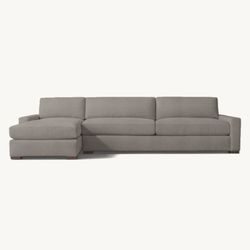RH Restoration Hardware Gray Sectional Couch