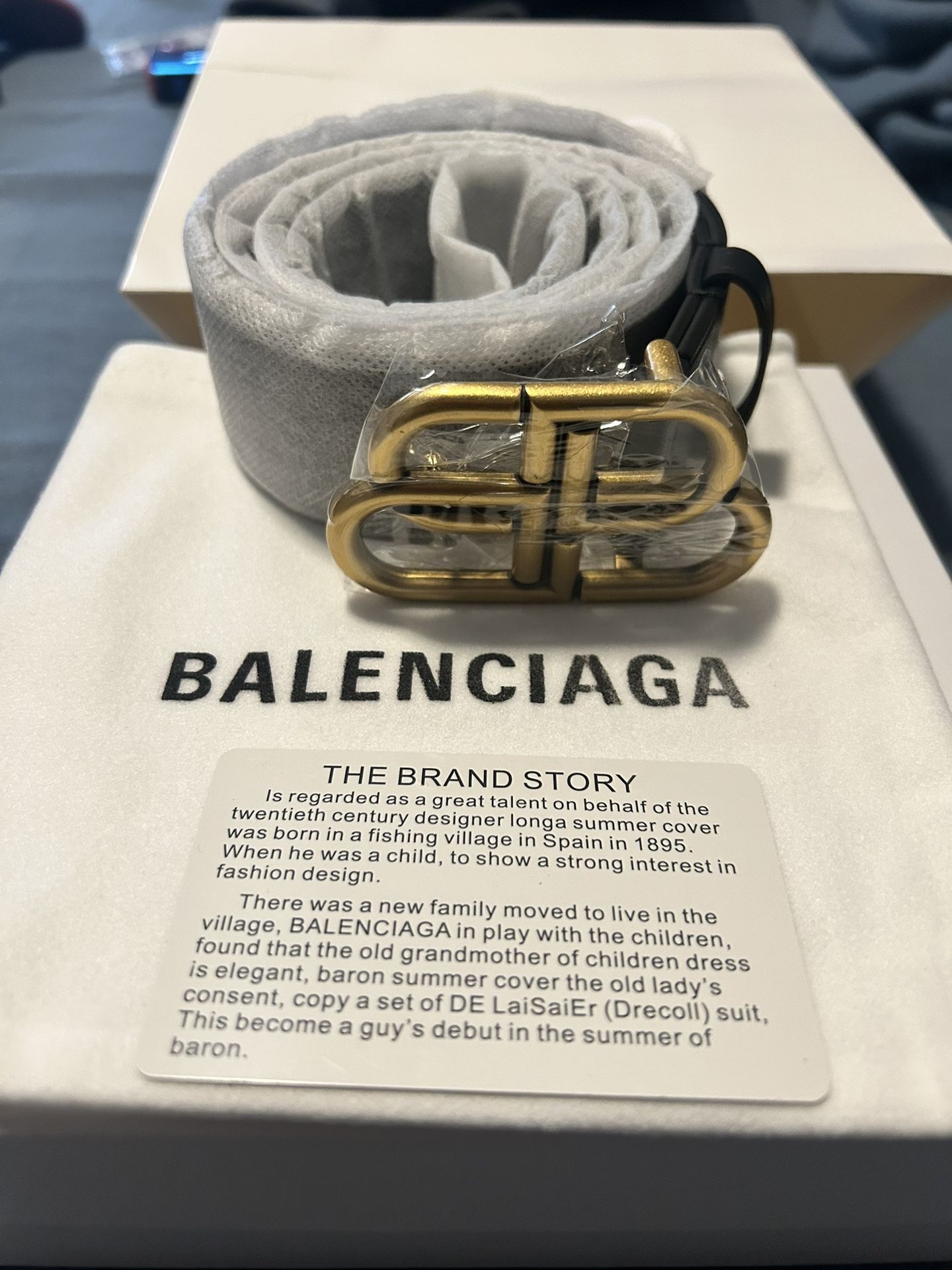 BALENCIAGA BB Large BELT