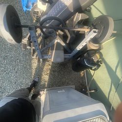 Inversion Table And Weight Bench