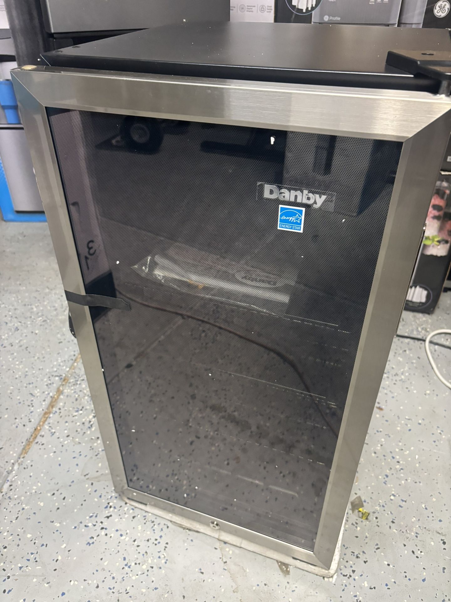 Glass Mini Fridge - New