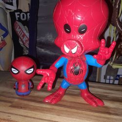 Spider Pig Action Figure And Funco Pint Size Hero Spiderman