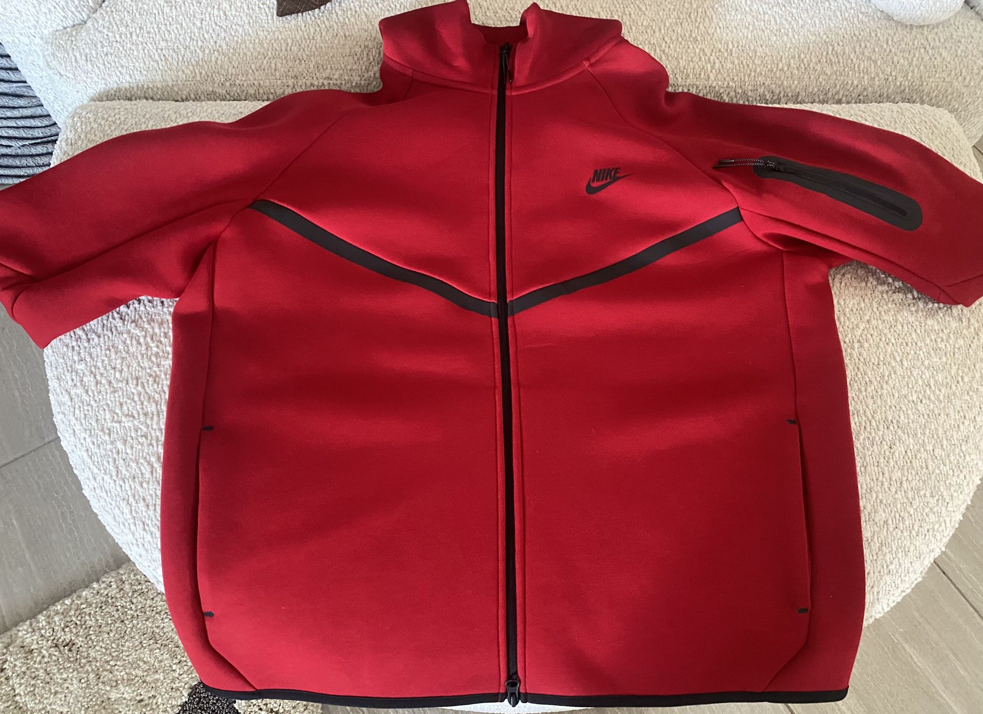 Nike Tech Tracksuit Red XL