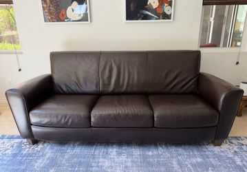 Leather couch
