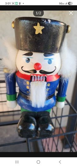 Wooden Nutcracker Soldier Christmas Figurine