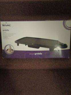 Rival griddle electric