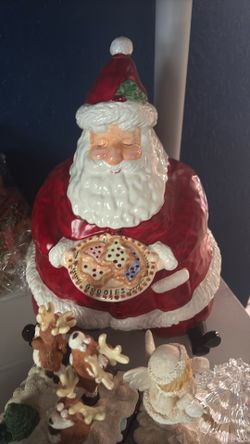Vintage Santa Cookie Jar