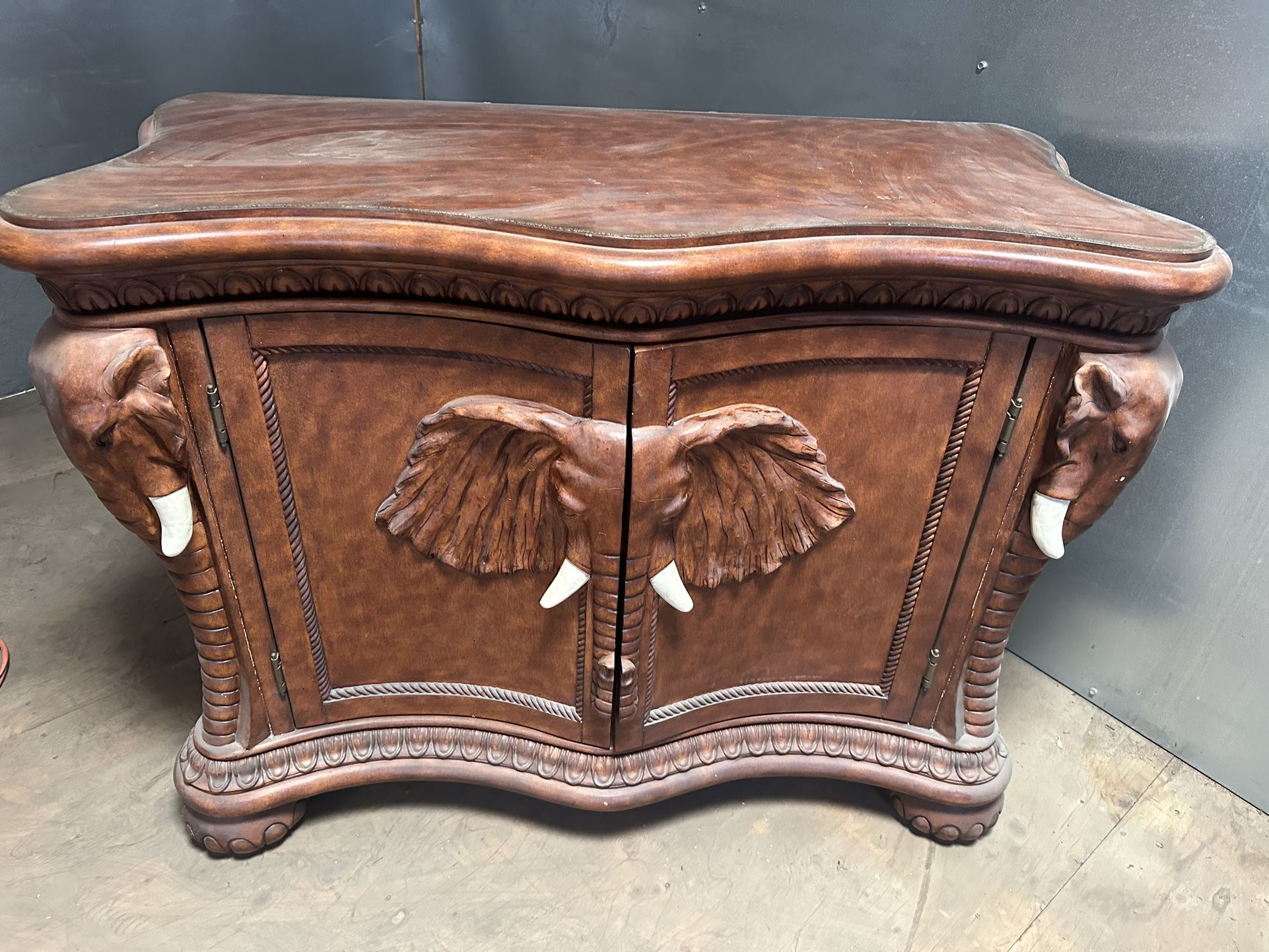 Side Board Vintage Antique Buffet Server Credenza Console Table