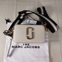 Marc Jacobs The Snapshot Crossbody Bag Cloud White Multi