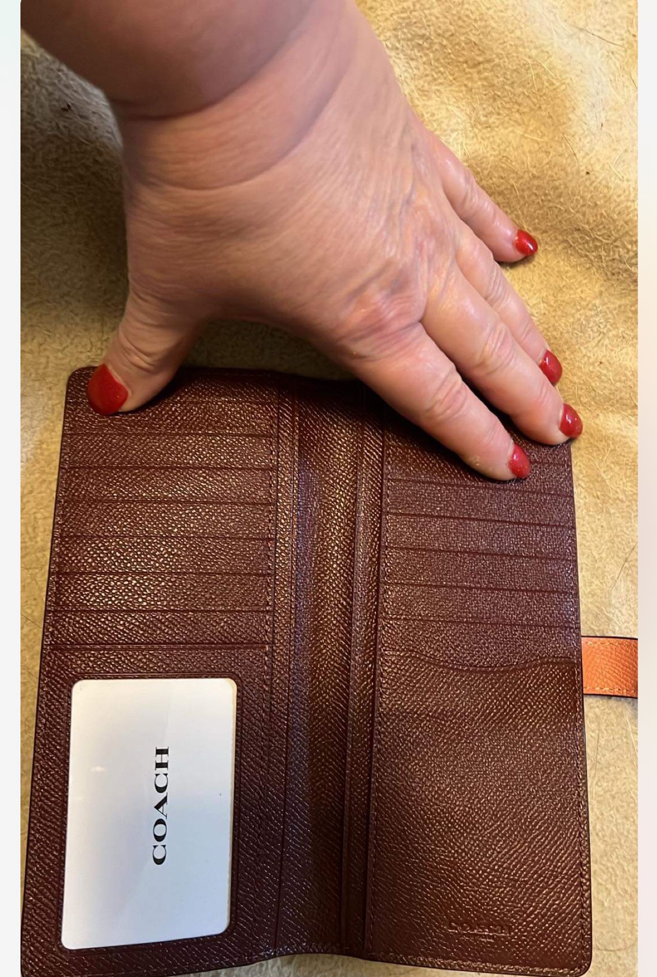 Coach mini Rowan File Purse & Matching Wallet 