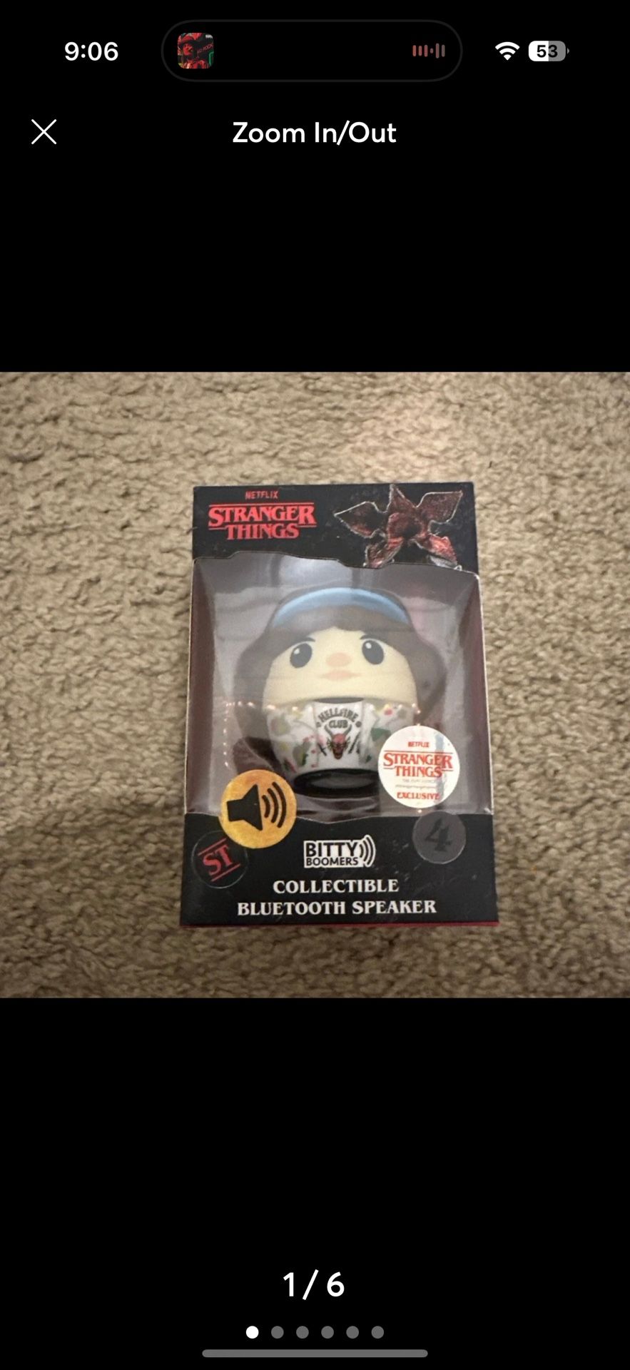 Bitty Boomers Dustin Mini Speaker Stranger Things Exclusive