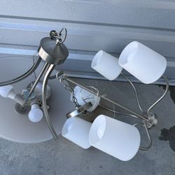 Two Like New Light Fixtures 