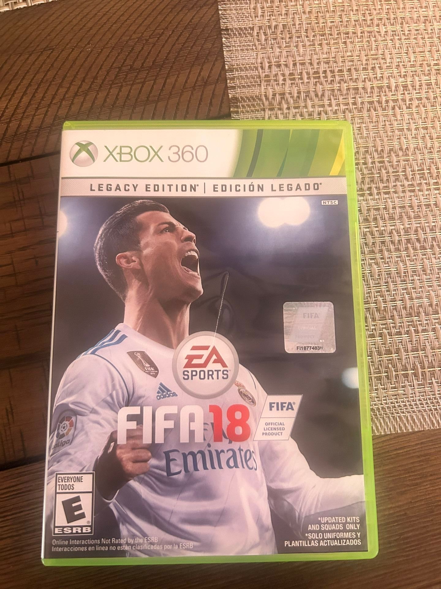FIFA 18 Xbox 360 Game