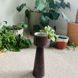 Wooden Candle Holder