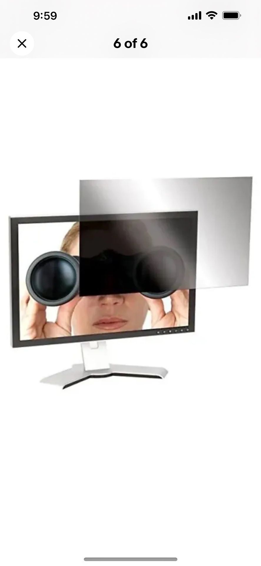 Targus Privacy Screen Filter for Tablet, Laptop or Desktop 22"W (16:10) Anti-gla