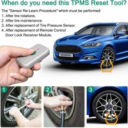 TPMS Reset Tool Sensor Relearn Reset Tool for Ford and Mazda Tire Pressure Monitor System Sensor Programming Training Activation Tool TPMS Trigger Too