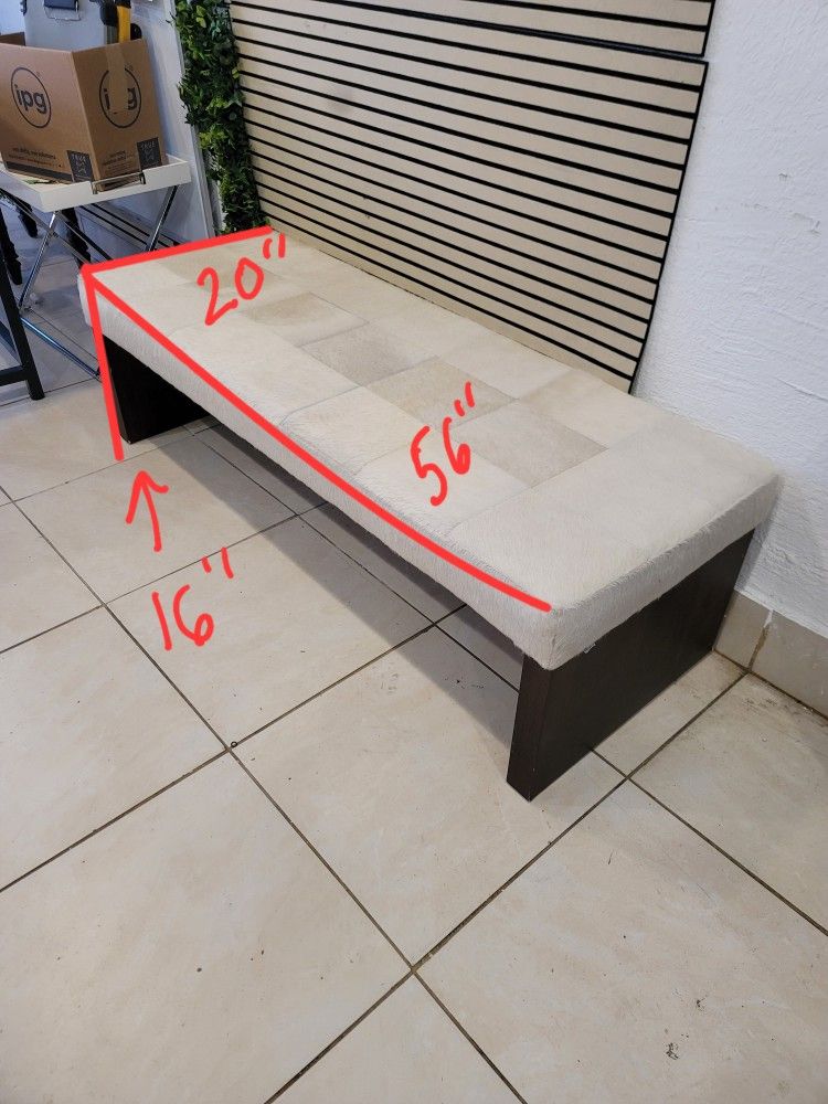 Brazilian SACCARO Ottoman Bench