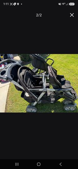 Chico double stroller