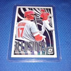 Perfect Condition - Shohei Ohtani Baseball Card - 2020 Panini Donruss Optic Illusions #01-13