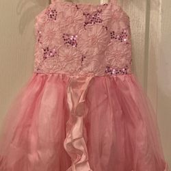 Beautiful Pink Girls Dress Size 6