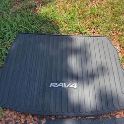 Toyota RAV4 (2019-2025)  OEM trunk mat with back seat protector