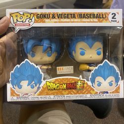 Dragon Ball Z Goku & Vegeta Baseball Funko Pop