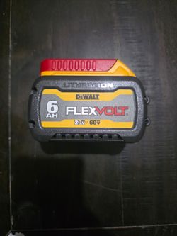 Dewalt battery flex volt 6.0