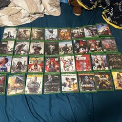 32 Separate Xbox Games Dm for Price 