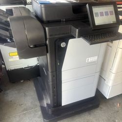 Hp MFP M 630 Color Copier/pribt /scan/finisher And Stapler
