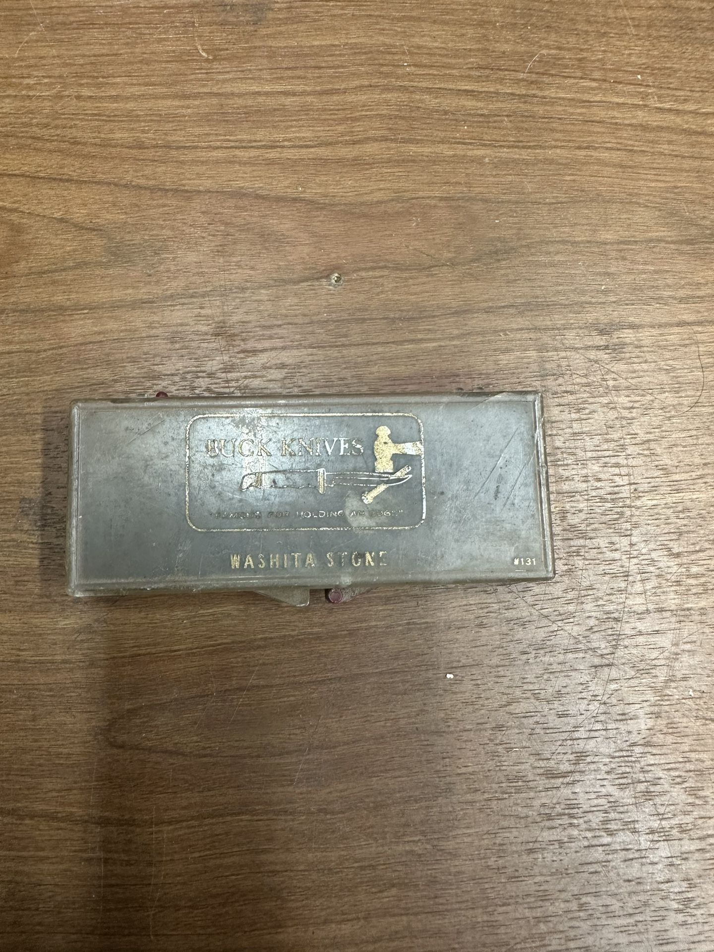 Vintage Buck Sharping stone