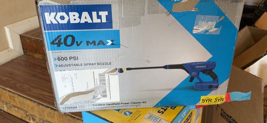 NIB*** KOBALT 40v handheld pressure washer with battery and charger