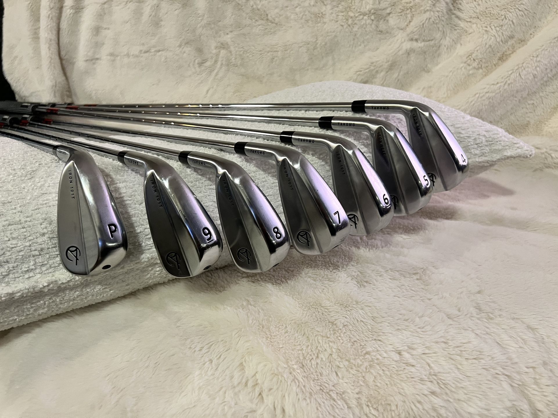 Left Handed Irons (Takomo 101T) Stiff