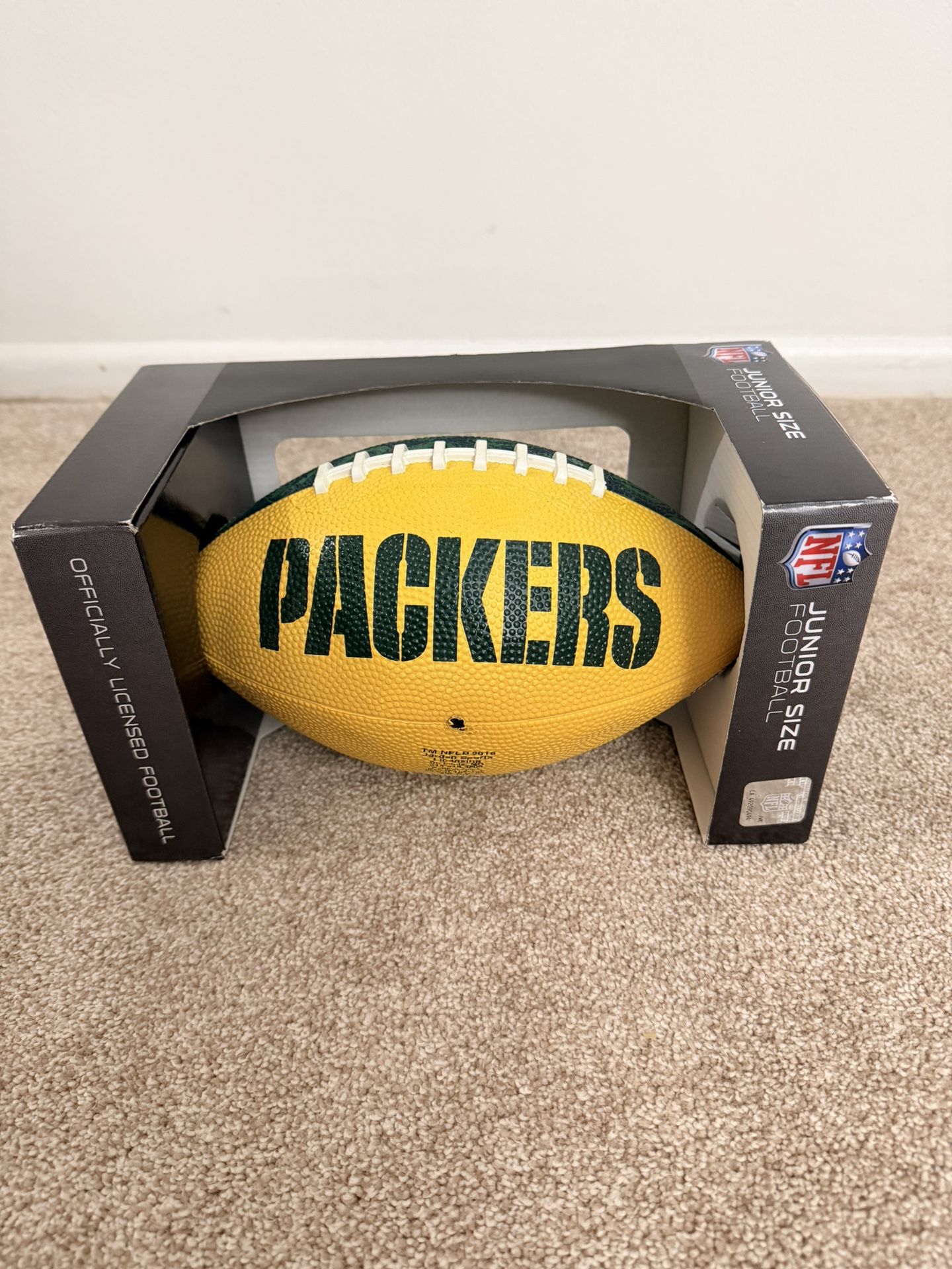 Greenbay Packers Official NFL Junior Football. Perfect gift for Kids for Holidays in Palatine- $15