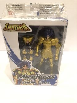Japanese Animation collection saint seiya anime heroes Gemini saga Figure toy 7 inches