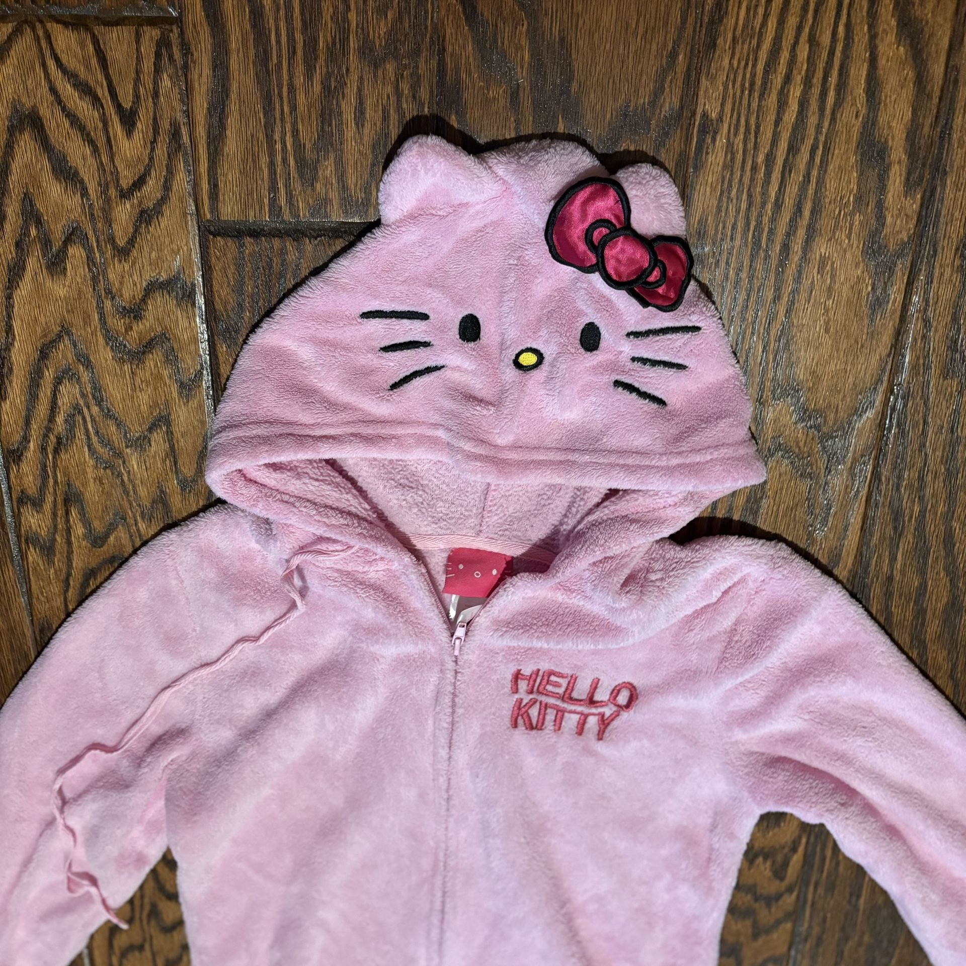 Hello Kitty Light Pink Kids Zip-Up Hoodie