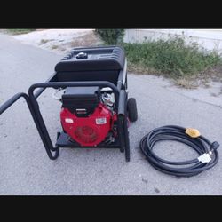 Commercial INDUSTRIAL GENERATOR 13,000 Watts  Gasoline Dual Gas It's  New  Only 20 Hrs Electric Start Battery Include 50 Amp Electric Cord Include 