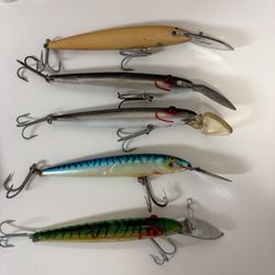 Mini-Owlure & Rapala Trolling Lure Lot 1