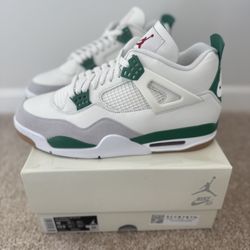New Pine Green SB Jordan 4 Size 12
