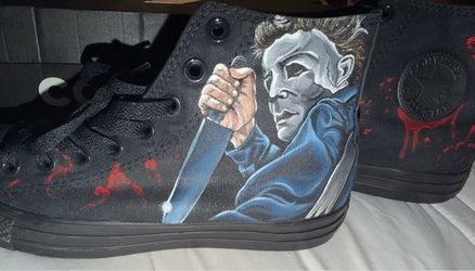Custom Michael Myers Converse (never worn)