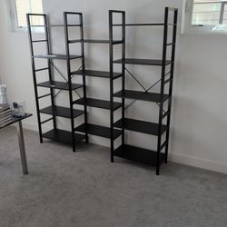 BLACK SHELVING
