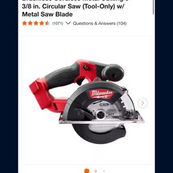 M18 FUEL 18V Lithium-Ion Brushless Cordless Metal Cutting 5-3/8 in. Circular Saw 