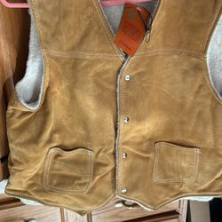 Leather Vest XL