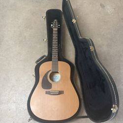 Seagull S6 Cedar Acoustic/Electric Guitar w/ Case