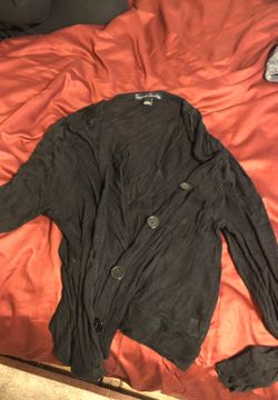 Black cardigan