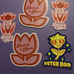 5 Dutch Stickers